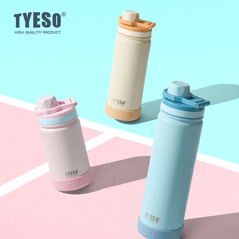 Sports Equipment 7 Year Old - TYESO Stainless Steel Vacuum Flask 420/600/750ml