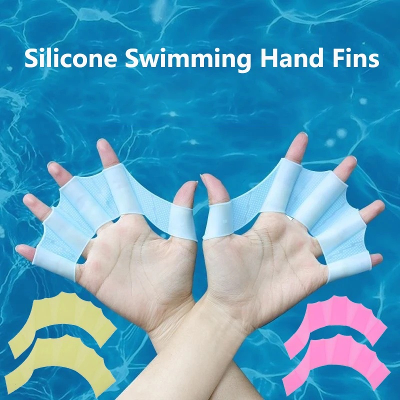 Sports Equipment 7 Year Old - 1-3pairs Silicone Swimming Hand Fins Flipper