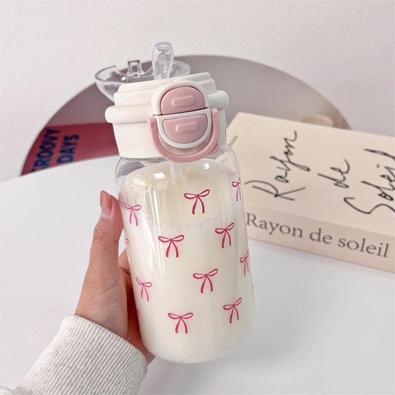 Cute Water Bottle with Straw P - Sports Equipment 7 Year Old 评论和价格