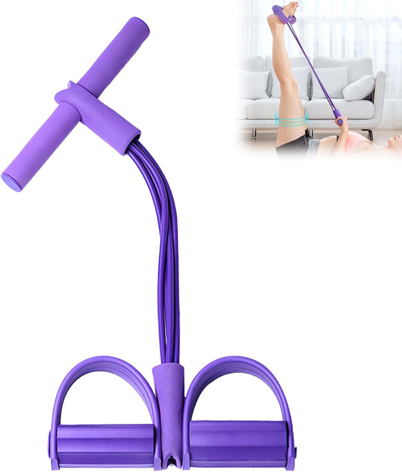 4-Tube Pedal Resistance Band M - Sports Equipment Nearby 评论和价格