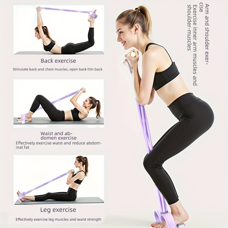 4-Tube Pedal Resistance Band M - Sports Equipment Nearby 评论和价格