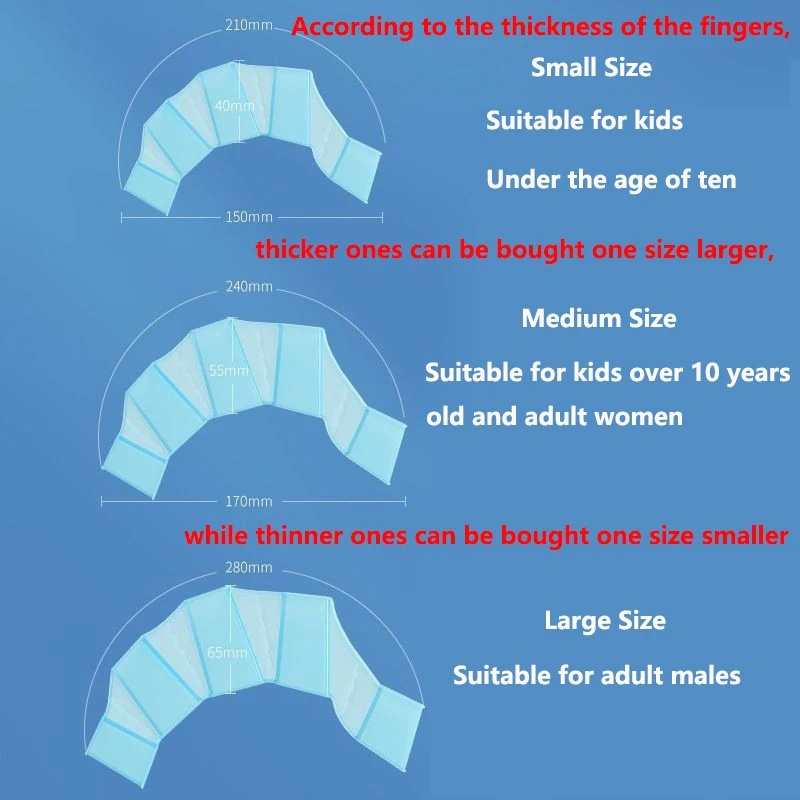 1-3pairs Silicone Swimming Han - Sports Equipment 7 Year Old 评论和价格