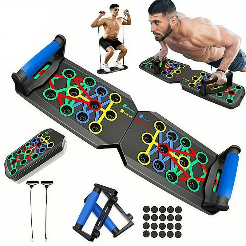 Foldable Push Up Board with Re - Sports Equipment Nearby 评论和价格